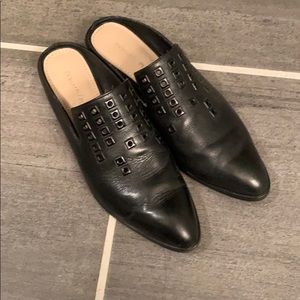Donald J. Pliner - Black Slip On Mules